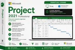 Microsoft Project 2021 Professional Lifetime Key [1 PC / Global]