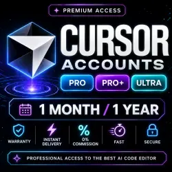 Cursor AI Pro | Pro Plus | Ultra | 1 month| 12 month | Subscription to your account