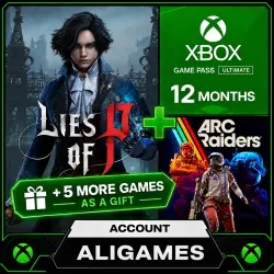 LIES OF P + GAME PASS ULTIMATE + 6 GAMES AS A GIFT
