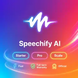 Speechify AI Starter/Pro/Scale 1M | Upgrade/Renewal | Warranty