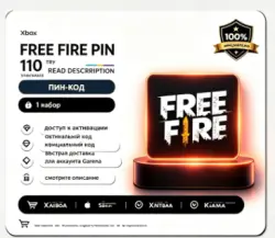 Free Fire 110 Diamonds Pin (100+10) | Global Digital Code |