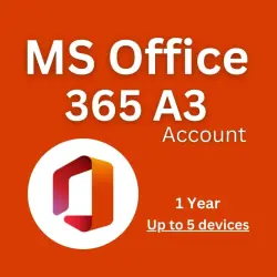 Microsoft Office 365 A3 Account 5 Devices Up to 1 Year