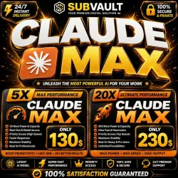 CLAUDE MAX 20X | 1 MONTH UPGRADE | ON YOUR EMAIL | LOGIN REQUIRED