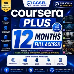 Coursera Plus — 1 Year — Full Access — Courses & Certificates