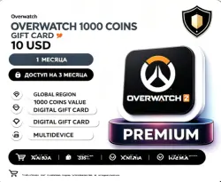 1000 Overwatch Coins Gift Card | Global Use | Battle.net Activation | Digital Redemption Code