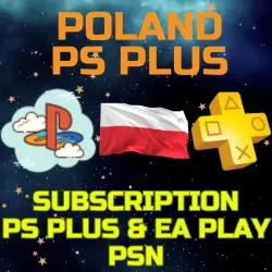 PS Plus Subscription PS Plus Sony Essential, Extra, Deluxe, EA Play 1, 3, 12 months PSN Poland PLN