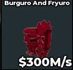 Бургуро и фриуро 300 м/с Кровяная гниль — Roblox, лот №214448