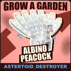 Albino Peacock [Mythical] — Grow a Garden