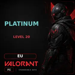 VALORANT | EU | PLATINUM | LEVEL 20 | PC | Changeable Data