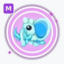 Snowy Mammoth | Ultra Rare, Mega Neon | Adopt Me! — Roblox, лот №250198