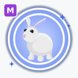 Rabbit | Rare, Mega Neon | Adopt Me! — Roblox, лот №214454