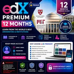 edX Premium — 12 Months — Full Access — Ready-Made Account