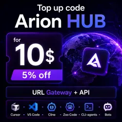 Top up your Arion HUB balance by $10