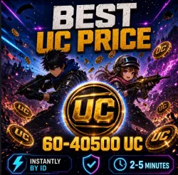 Premium Top-Up | 60- 32,400 UC | 24/7 ( ID)