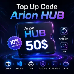 Top up your Arion HUB balance by $50