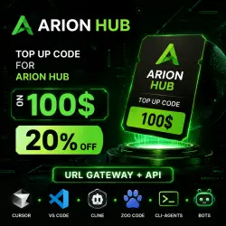 Top up your Arion HUB balance by $100
