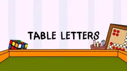 (Nintendo Switch 1) Table Letters