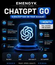ChatGPT Go | 1 MONTH | ACTIVATION ON YOUR ACCOUNT | EMENGYK