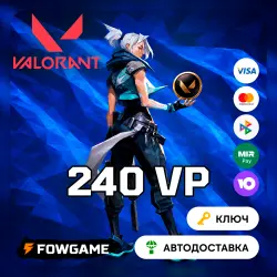 Valorant Gift Card | VP 240 | АВТО ВЫДАЧА | Укр, лот №253898