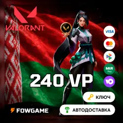 Valorant Gift Card | VP 240 | АВТО ВЫДАЧА | Беларусь, лот №253939