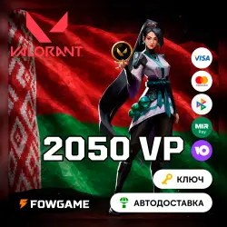 Valorant Gift Card | VP 2050 | АВТО ВЫДАЧА | Беларусь, лот №253881