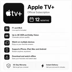 Apple TV+ — 12 Months | Official Subscription