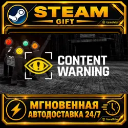 Content Warning · STEAM GIFT · AUTO-DELIVERY