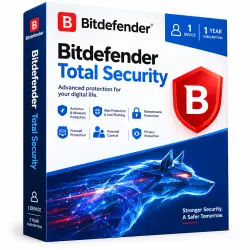 Bitdefender Total Security — Key | 1 Device / 1 Year | Global