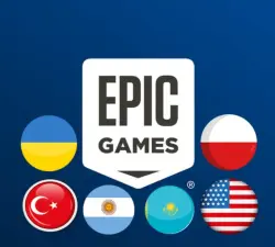 NEW ACCOUNT EPIC GAMES Türkiye UKRAINE KAZAKHSTAN USA