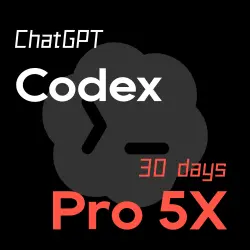 ChatGPT codex Pro 5X