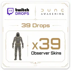 ALL POSSIBLE TWITCH DROPS(39) Observer Set AUTODELIVERY