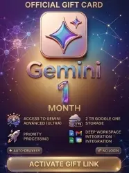 Gemini AI Pro for 12 Months Auto‑renewal To your account Warranty