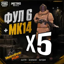 Фул 6 + Мк14 (оптом) — PUBG Mobile, лот №214473