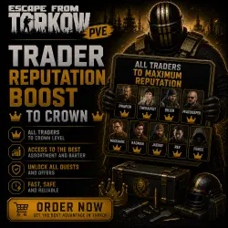 Escape from Tarkov PVE Leveling up all merchants to the crown