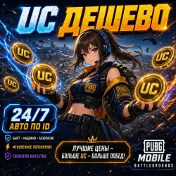Pubg Mobile | 60- 8100 UC | 24/7 (ID)