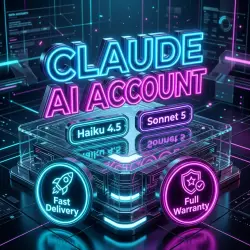 Full Warranty - Claude AI Account | Latest Haiku 4.5 / Sonnet 5 | Instant Access