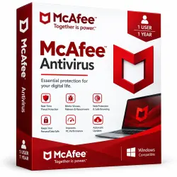 McAfee Antivirus — 1 Year / 1 User | Global