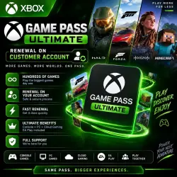 Game Pass Ultimate 1-12 Months | Subscription Renewal on Your Account |  Activation