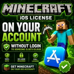 MINECRAFT iOS LICENSE | FOR YOUR ACCOUNT | NO LOGIN REQUIRED