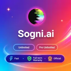 Sogni.ai Unlimited/Pro Unlimited 1-12M | Upgrade/Renewal | Warranty