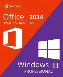 A set of keys for Microsoft Windows 11 pro + Microsoft Office 2024 pro plus LTSC, activation on 1 PC