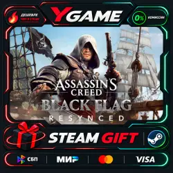 🏴☠️ ⚔️ Assassin's Creed Black Flag Resynced | Standard Edition | Russia + CIS | Steam Gift АВТО