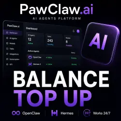 PawClaw — $10 balance top-up