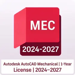 Autodesk AutoCAD Mechanical | 1-Year License | 2024–2027