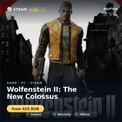 Wolfenstein II: The New Colossus — Steam key (CIS)