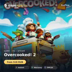 Overcooked! 2 — Steam key (GLOB)
