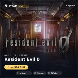 Resident Evil 0 — Steam key (GLOB, not for Russia)