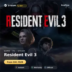 Resident Evil 3 (ROW) — instant delivery