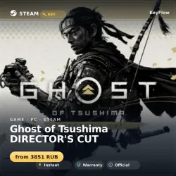 Ghost of Tsushima DIRECTOR'S CUT — Steam key (ROW)