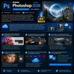Adobe Photoshop 2026/Lifetime License/Automatic Delivery/Global